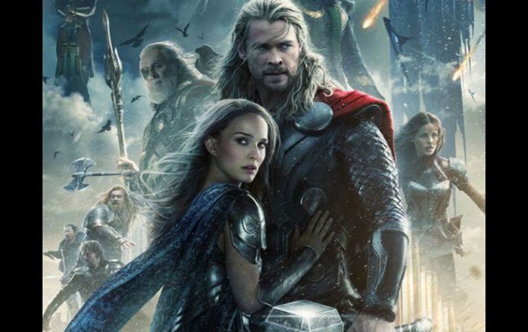 Héroes. Chris Hemsworth, Natalie Portman y Anthony Hopkins en los roles protagónicos. ESPECIAL /