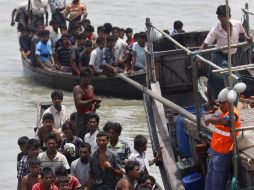 Varias personas huyen de Rakhine cuando inicia el mes de noviembre cada año y las aguas se tranquilizan. ARCHIVO /