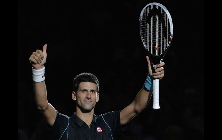 El serbio llega en un gran momento al Masters de Londres. AFP /