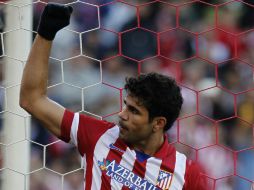 Costa es el eje del ataque del cuadro Colchonero. AFP /