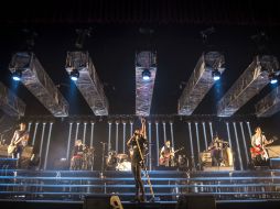 El grupo argentino Babasónicos, durante el concierto en el Auditorio Nacional de México. NTX /