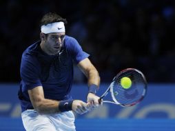 Del Potro batalló durante casi dos horas y media para derrotar a Gasquet. EFE /