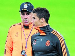 Ancelotti y Cristiano Ronaldo buscarán la calificación temprada del Real Madrid EFE /