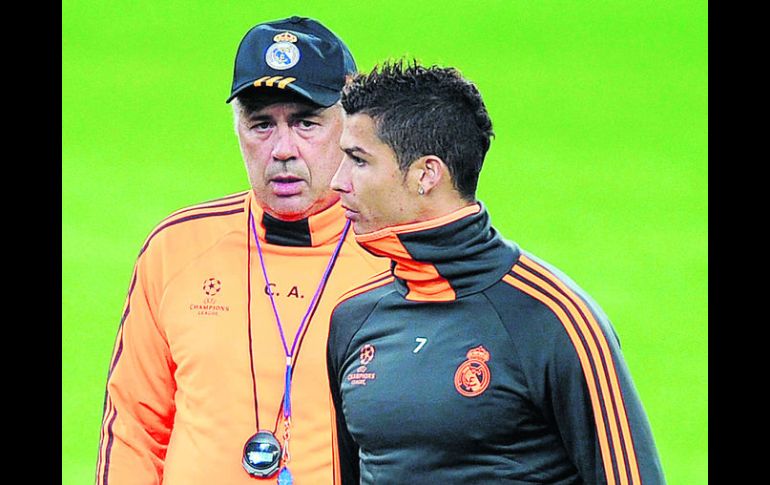 Ancelotti y Cristiano Ronaldo buscarán la calificación temprada del Real Madrid EFE /