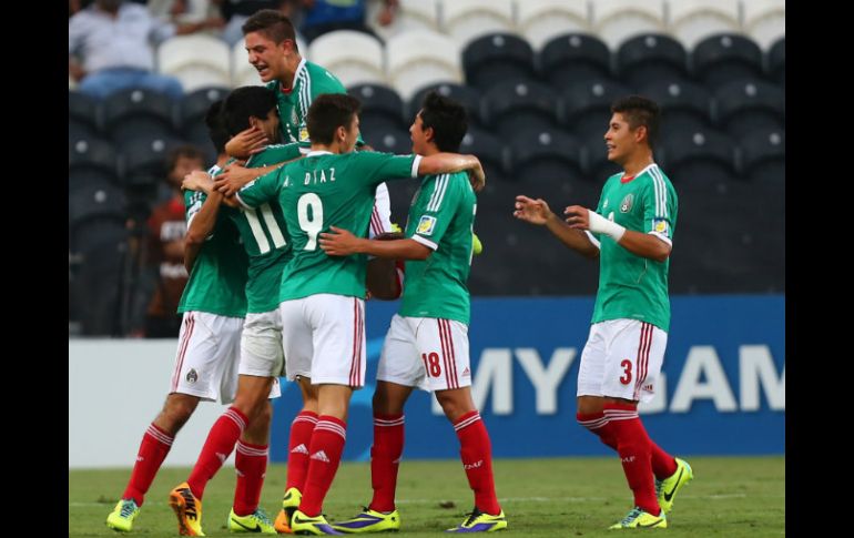 La Selección mexicana Sub-17 está en final del Mundial de la especialidad. AFP /