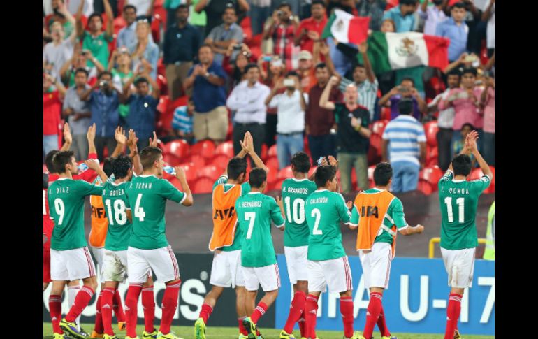 La Selección mexicana Sub-17 derrotó a su similar de Argentina tres goles contra cero. AFP /