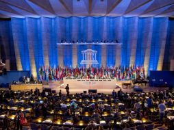 Vista general de la inauguración de la Conferencia General de la Unesco sobre Educación, Ciencia y Cultura en París. ARCHIVO /