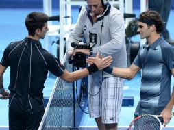 El duelo entre Djokovic y Federer tuvo una duración de dos horas y 22 minutos. EFE /