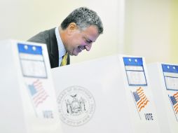 EL GANADOR.- Bill De Blasio, de 52 años, confirmó los pronósticos de victoria y será el alcalde de Nueva York. AFP /