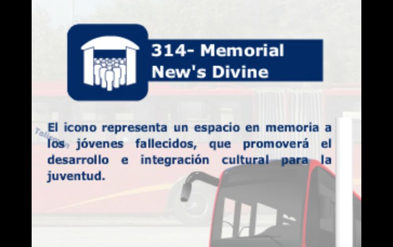 La imagen de la estación recrea la tragedia donde 12 personas perdieron la vida, por aplastamiento o asfixia. ESPECIAL /