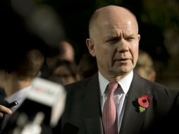 El  jefe de la diplomacia británica, William Hague considera  imposible decir de momento si habrá acuerdo esta noche. ARCHIVO /