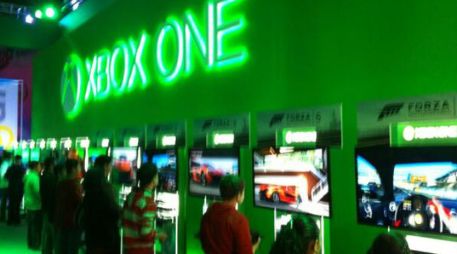 El stand de Xbox One en Electronic Game Show 2013. Foto: @EGSmexico. ESPECIAL /