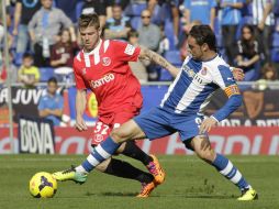 El equipo catalán puso poca resistencia al cuadro rival. EFE /