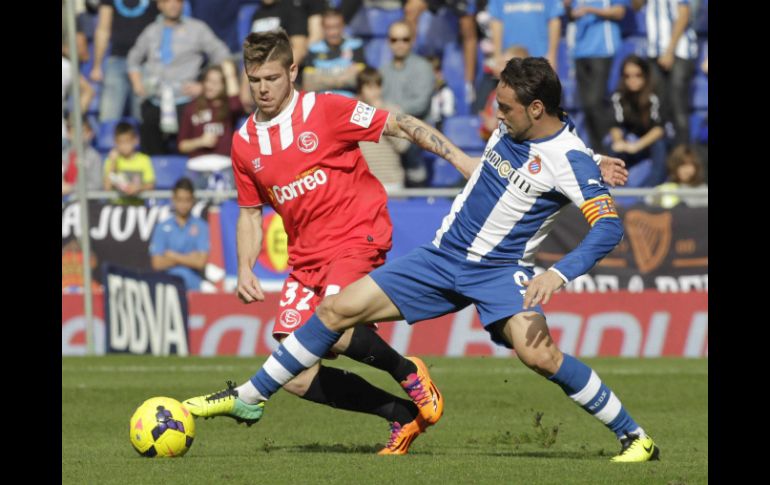 El equipo catalán puso poca resistencia al cuadro rival. EFE /