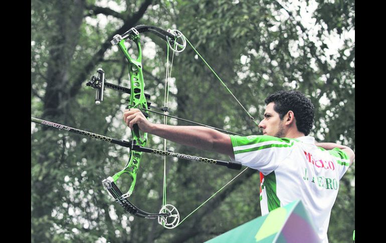 El tapatío Julio Fierro se dispone a ejecutar su tiro durante el Mexican Challenge ESPECIAL /