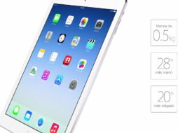 La nueva tableta estará equipada con el sistema operativo iOS 7 y ofrecerá de forma gratuita algunos paquetes de aplicaciones. ESPECIAL /