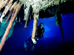 El descubrimiento fue realizado por buzos de la Dominican Republic Speleological Society. ARCHIVO /