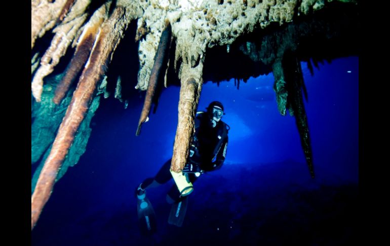 El descubrimiento fue realizado por buzos de la Dominican Republic Speleological Society. ARCHIVO /