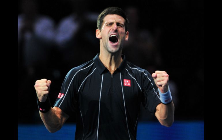 Novak Djokovic cobró revancha de la final del US Open que perdió ante Nadal. AFP /