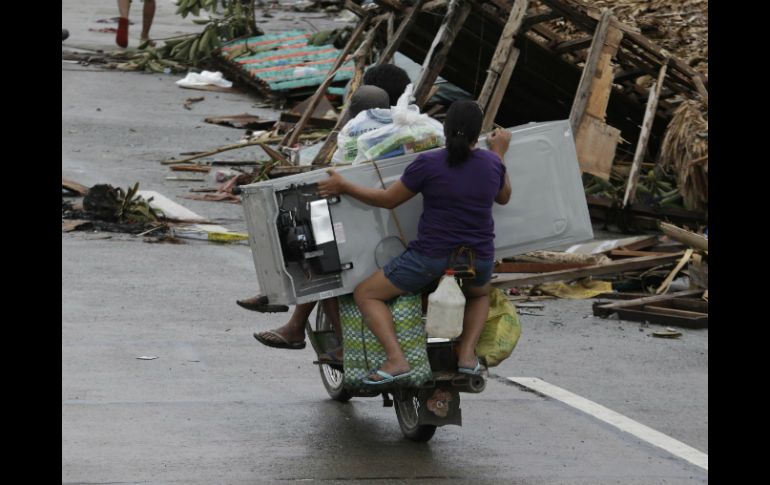 La zona de la provincia de Bohol volvió a verse afectada por la naturaleza. AP /