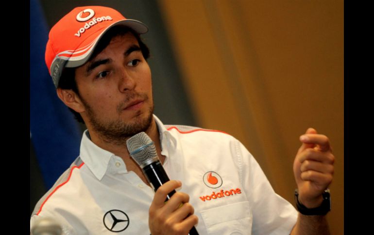 Pérez no pudo repetir los tres podios que había logrado con Sauber en la pasada campaña.  /