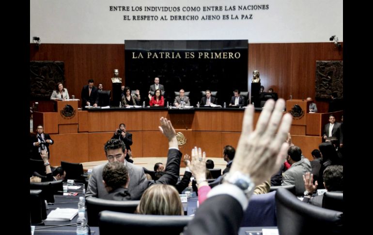 Senadores recalcan su voluntad política para construir un nuevo sistema electoral que dé certeza al electorado mexicano. ARCHIVO /