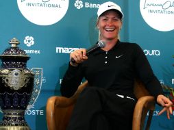 Suzann Pettersen quiere ganar esta edición del LOI y escalar en el ranking de la LPGA. EFE /