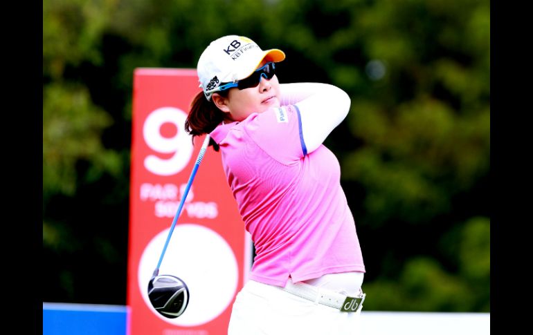 La golfista de Corea del Sur espera ser la primera en su país en obtener el honor de la Jugadora del Año de la LPGA.  /