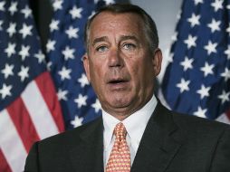 John Boehner asegura que los representantes trabajan para realizar un nuevo proyecto de ley. AFP /