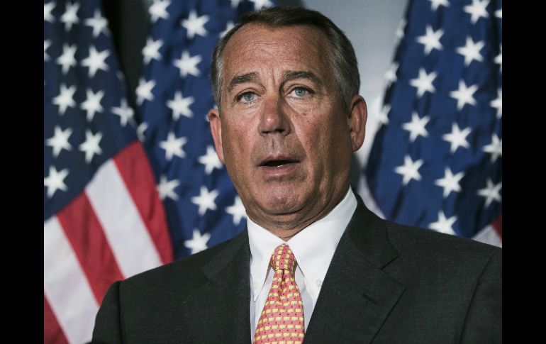 John Boehner asegura que los representantes trabajan para realizar un nuevo proyecto de ley. AFP /