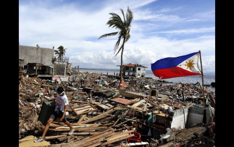 Con los datos oficiales, “Haiyan” se sitúa como el tercer desastre natural con más víctimas mortales en la historia de Filipinas. EFE /