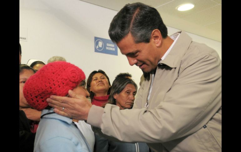 El Presidente Peña Nieto reconoció la labor de los diputados en la aprobación del Presupuesto de Egresos. ARCHIVO /