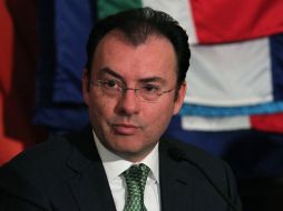 Luis Videgaray reconoce a la Cámara de Diputados por la aprobación del nuevo decreto. NTX /