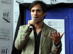 Gael García explicó que la cinta es la continuación de la serie de cortometrajes titulados 'Los invisibles'. ARCHIVO /