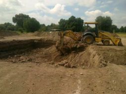 Imagen de los trabajos de la planta que se construye en Lagos de Moreno. ESPECIAL /