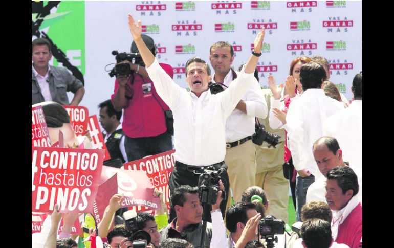 El Partido Revolucionario Institucional ostentó el dominio político en el Estado de México por más de 76 años. NTX /