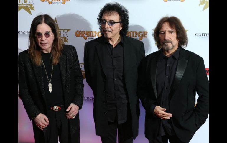 El grupo de ''heavy metal'' Black Sabbath, durante los premios ''Classic Rock Roll of Honour''. AP /