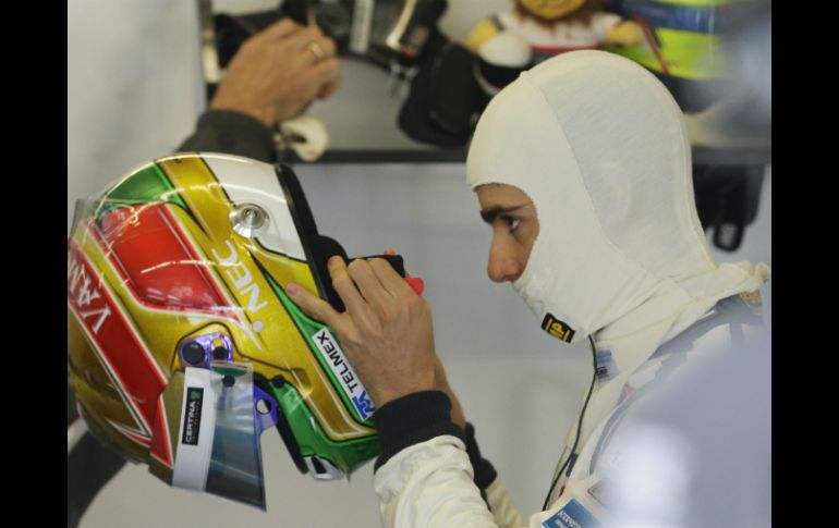 El mexicano tuvo una gran primer prueba en el circuito de Austin. AFP /