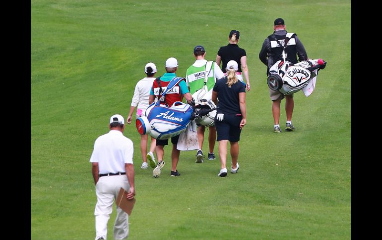 Morgan tuvo un gran segundo día del torneo en el Guadalajara Country Club.  /