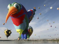 En el festival participan 25 globos de figuras, como Bob Esponja, Abejas, un carruaje de princesas y un hechicero. AP /