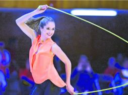 Cynthia Valdéz, que se encuentra participando en la Gala Internacional de Gimnasia, triunfó en los Juegos Centroamericanos. MEXSPORT /