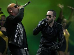 Ante un recinto prácticamente lleno, Wisin y Yandel pusieron a bailar a sus fans. ARCHIVO /