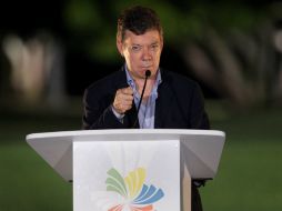 Juan Manuel Santos anuncia que se sumará una mujer como parte de los negociadores del gobierno. ARCHIVO /