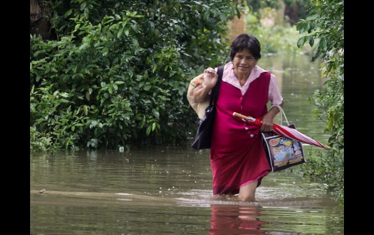 Veracruz y Tabasco fueron los estados más afectados por las inundaciones y provocadas por el frente frio 12. ARCHIVO /