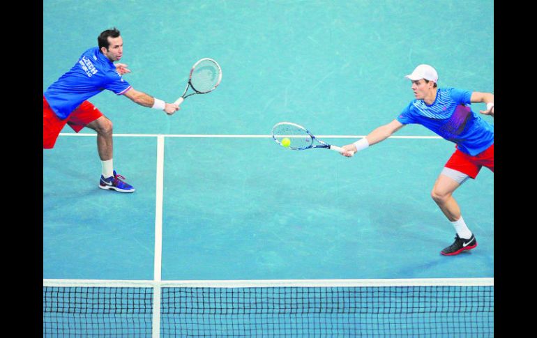 Los checos Tomas Berdych y Radek Stepanek disputa su tercera final de Copa Davis en los últimos cinco años. AFP /