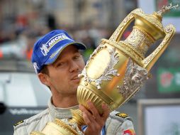 Ogier ya había ganado el campeonato desde la carrera pasada. AFP /