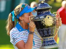 Lexi Thompson, la jugadora más joven que participó en el LOI 2013 logra conquistar el título.  /