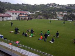 La Selección Mexicana sostivo un segundo entrenamiento, además del realizado ayer. Tomada de @miseleccionmx. ESPECIAL /