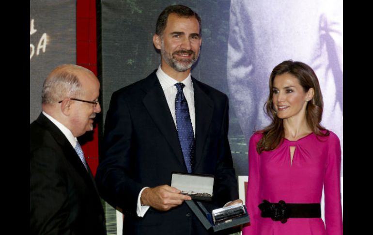 La feria fue inaugurada oficialmente por los príncipes de Asturias, Felipe y Letizia. EFE /