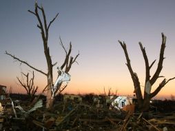 Los devastadores efectos de los tornados se han dejado sentir en los estados de Illinois (foto), Indiana, Michigan y Misuri. AFP /